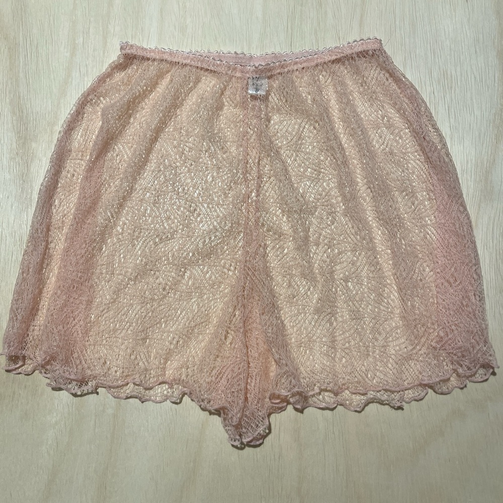 Dotties Delights Swizzle Lace Tap Pants pink size small